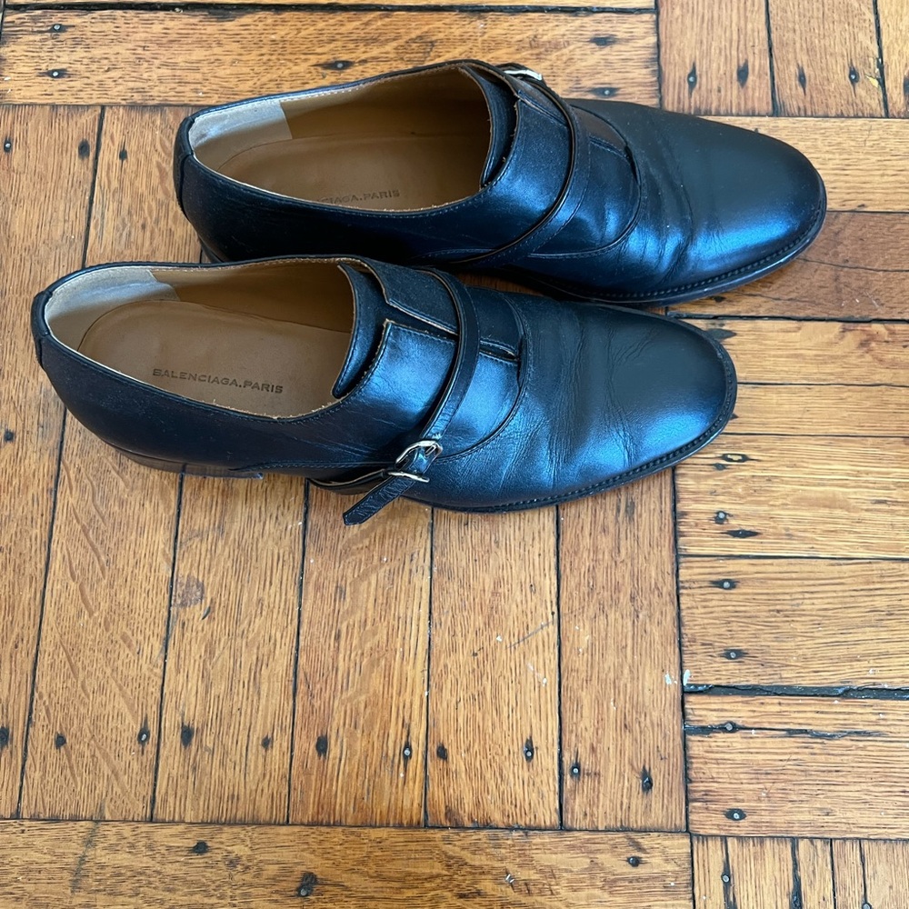 Balenciaga Derby 38.5 (run one size small)